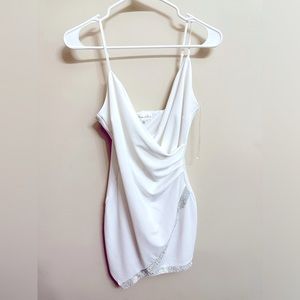 honey and rose mini short prom dress.